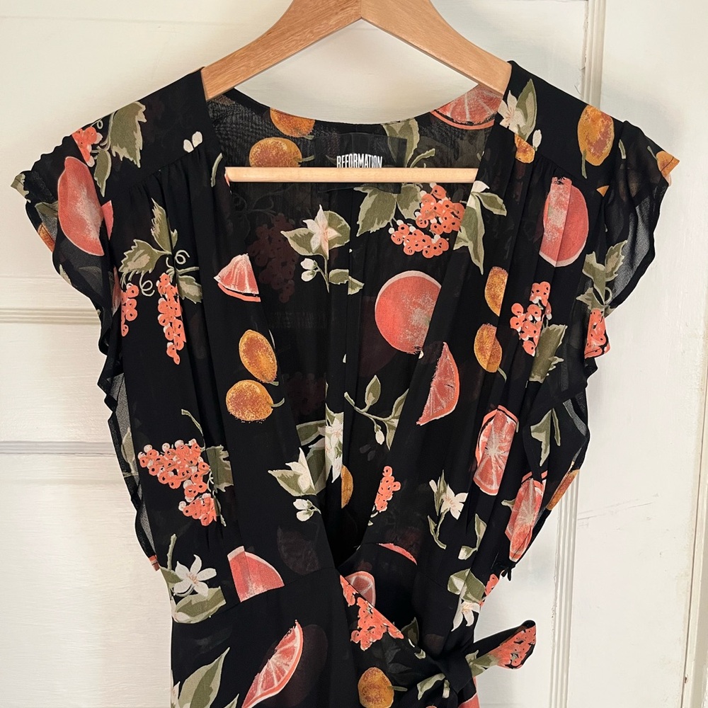 Reformation wrap dress